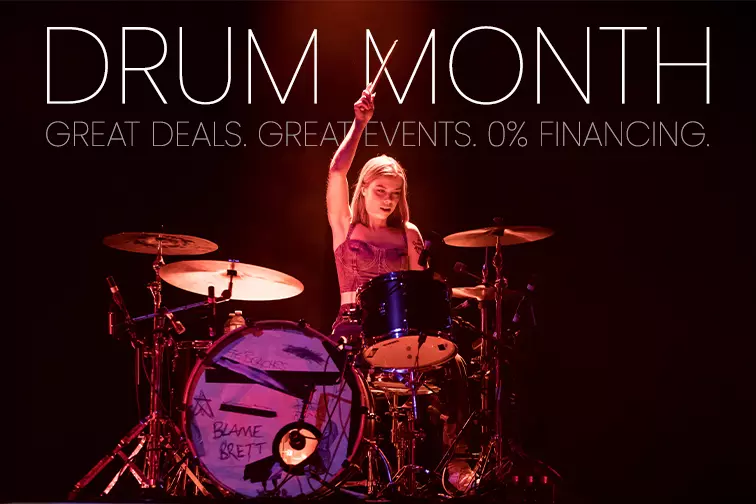May is Drum Month at Long & McQuade!